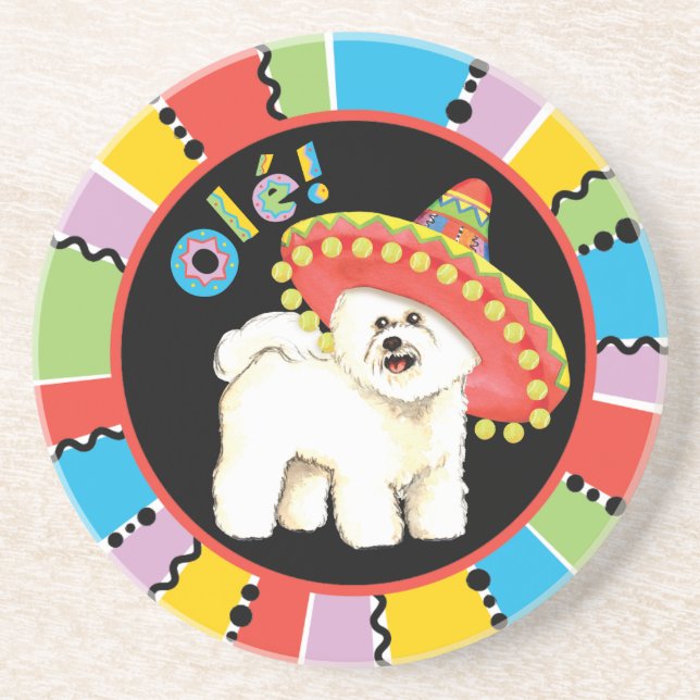 Fiesta Bichon Coaster (Front)