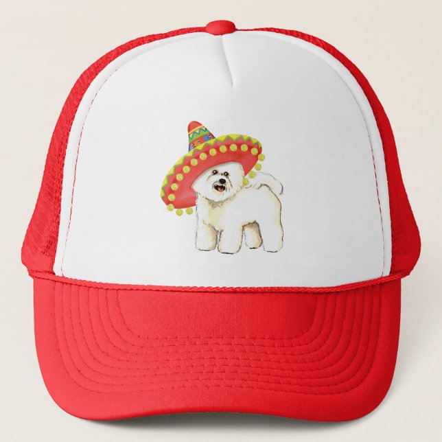 Fiesta Bichon Trucker Hat (Front)