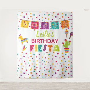 Fiesta Birthday Backdrop - Pinata WH Tapestry