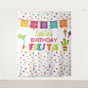 Fiesta Birthday Backdrop - WH Tapestry
