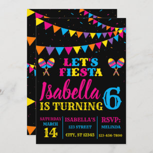 Fiesta Birthday Cinco De Mayo Party Invitation