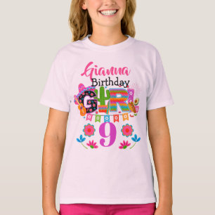 Fiesta Birthday Girl    Mexico Party T-Shirt