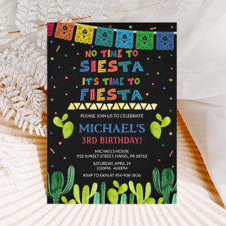Fiesta Birthday Invitation