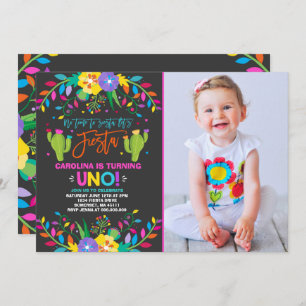 Fiesta Birthday Invitation Mexican Birthday Fiesta