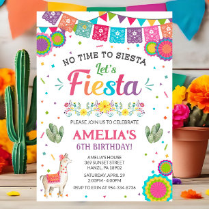 Fiesta Birthday Invitation   Mexican Party Invite