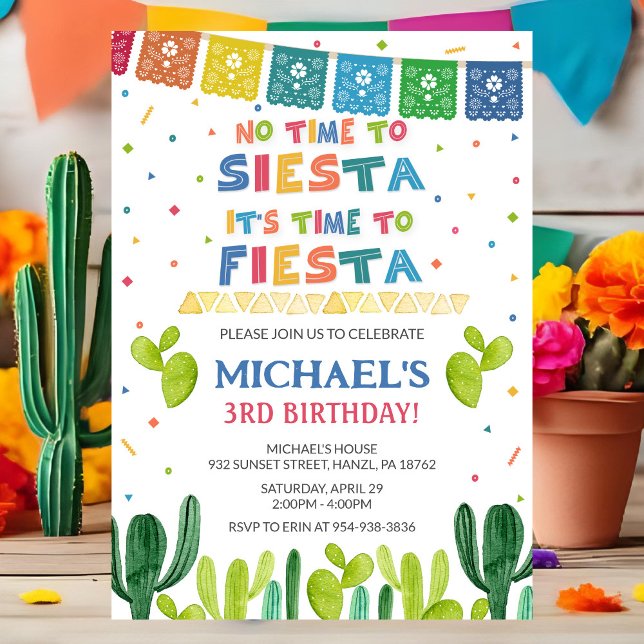 Fiesta Birthday Invitation | Mexican Party Invite (Creator Uploaded)