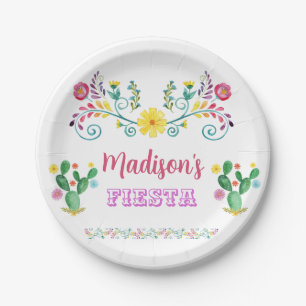 Fiesta Birthday Plate, Fiesta Party Plates