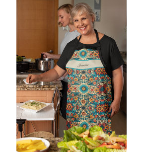 Fiesta Blooms, customisable Apron