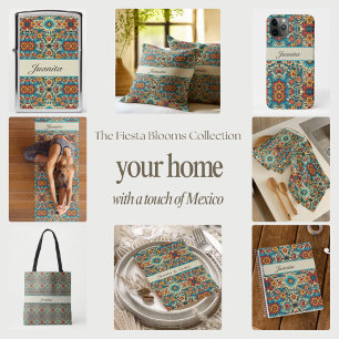 Fiesta Blooms, customisable Magnet