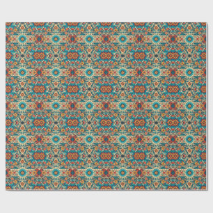 Fiesta Blooms, customisable Wrapping Paper