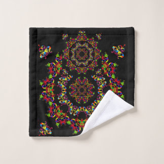 Fiesta Blooms Wash Cloth