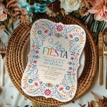 Fiesta Boho Birthday Invitation<br><div class="desc">Mariachi, margaritas, and memories! Fire up the fiesta with this mexican folk art fiesta design. The colourful text and the artwork (hand-drawn by Lively Scribe herself) give this design a whimsical yet elegant vibe. Perfect for the latinx in your life. Or a party that's just conveniently close to Cinco de...</div>