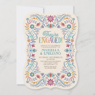Fiesta Boho Engagement Party Invitation
