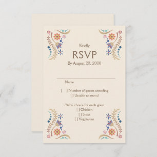 Fiesta Boho Wedding Quinceañera RSVP