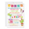 Fiesta Bridal Shower Invitation - White