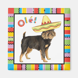 Fiesta Brussels Griffon Magnet