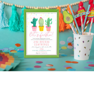 Fiesta Cactus Baby Shower Invitation