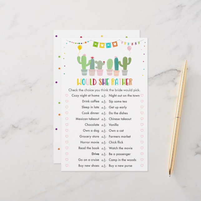 Fiesta Cactus Succulent Would She Rather Game (Front/Back In Situ)