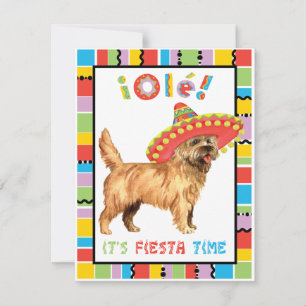 Fiesta Cairn Terrier Invitation