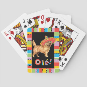 Fiesta Cairn Terrier Playing Cards