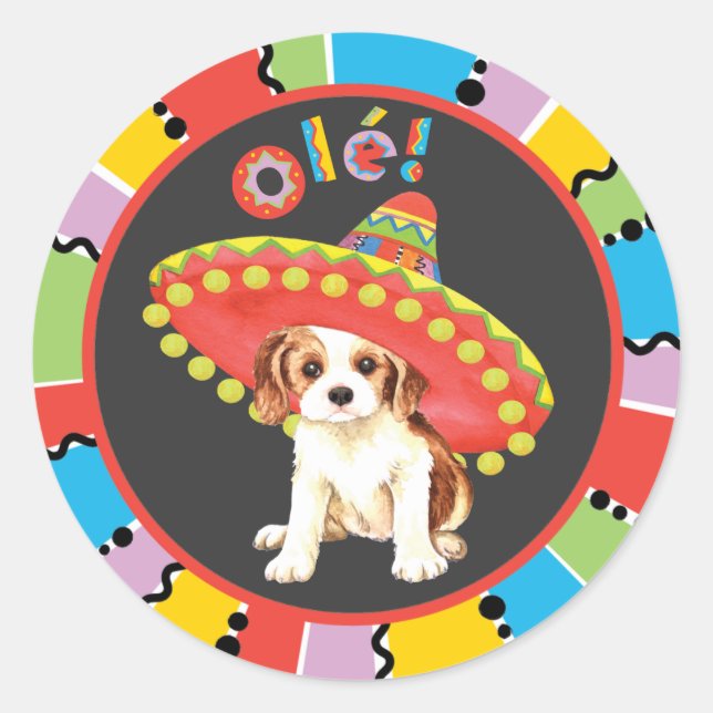 Fiesta Cavalier Classic Round Sticker (Front)