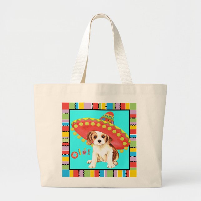 Fiesta Cavalier Large Tote Bag (Front)