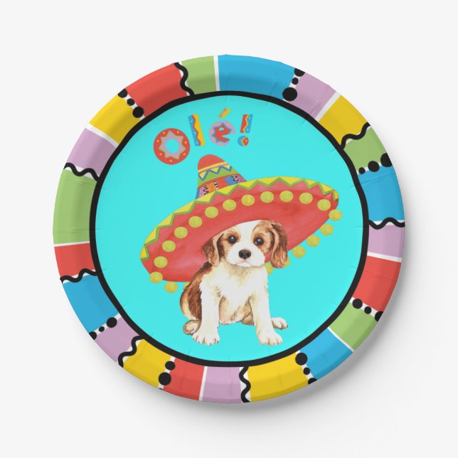 Fiesta Cavalier Paper Plate (Front)