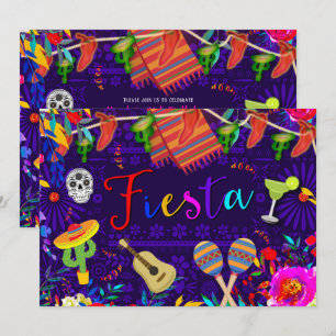 Fiesta Celebration Birthday Party Cinco De Mayo Invitation