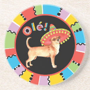 Fiesta Chihuahua Coaster