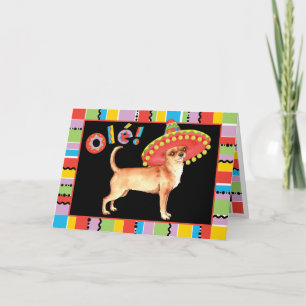 Fiesta Chihuahua Greeting Card