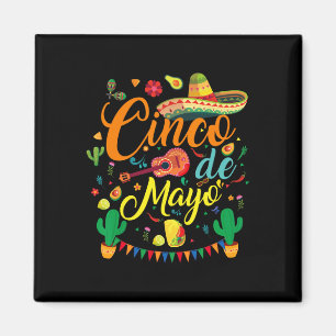 Fiesta Cinco De Mayo Funny Mexican Party 5 De Mayo Magnet