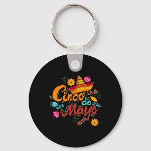Fiesta Cinco De Mayo Party Matching Mexican Men Wo Key Ring