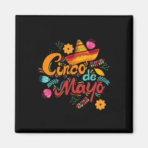 Fiesta Cinco De Mayo Party Matching Mexican Men Wo Magnet