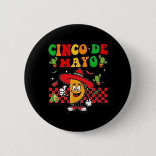 Fiesta Cinco De Mayo Party Mexican 6 Cm Round Badge