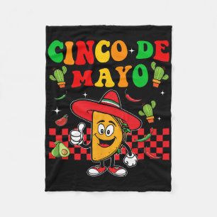 Fiesta Cinco De Mayo Party Mexican Fleece Blanket