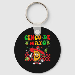 Fiesta Cinco De Mayo Party Mexican Key Ring