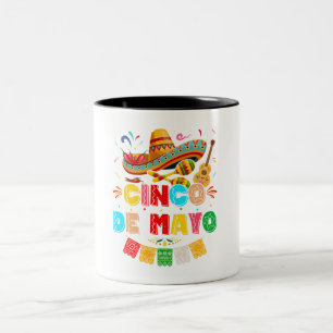 Fiesta Cinco de Mayo Two-Tone Coffee Mug