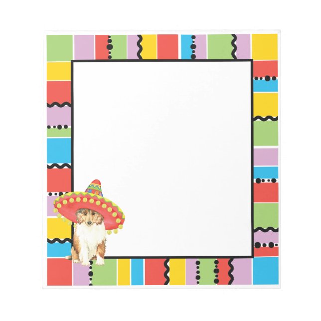 Fiesta Collie Notepad (Front)