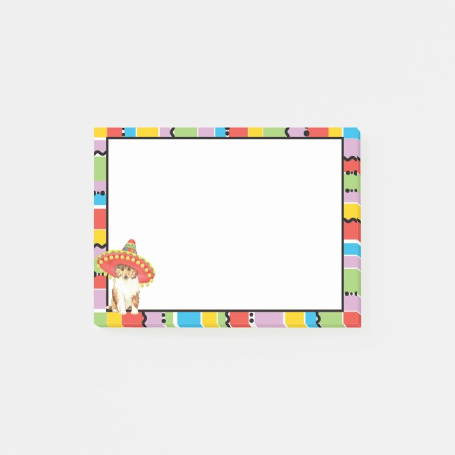 Fiesta Collie Post-it Notes (Front)