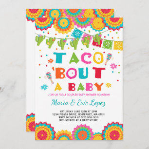 Fiesta Couples Baby Shower Invitation Co-ed Shower