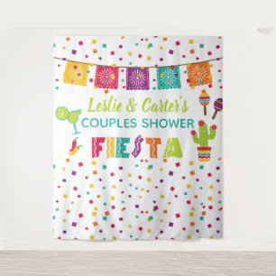 Fiesta Couples Shower Backdrop - WH Tapestry