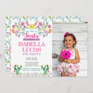 Fiesta, cumpleaños de Cinco de Mayo Invitation