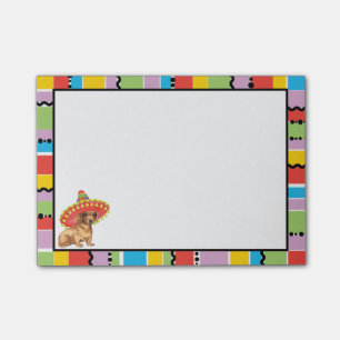 Fiesta Dachshund Post-it Notes