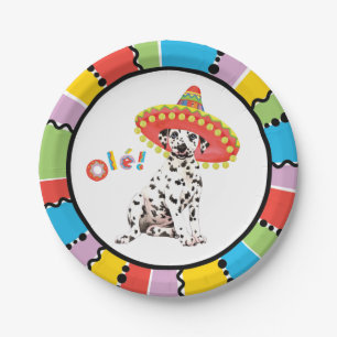 Fiesta Dalmatian Paper Plate