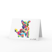 Fiesta Dog Foldable Card
