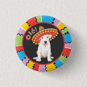 Fiesta Dogo Argentino 3 Cm Round Badge