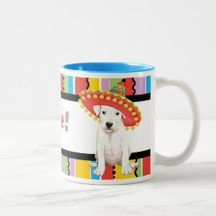 Fiesta Dogo Argentino Two-Tone Coffee Mug