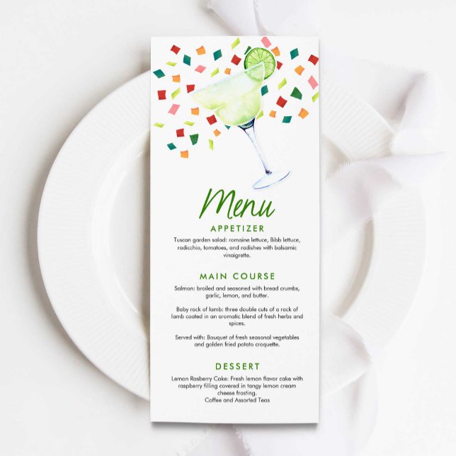 Fiesta Engagement Party Menu (Creator Uploaded)