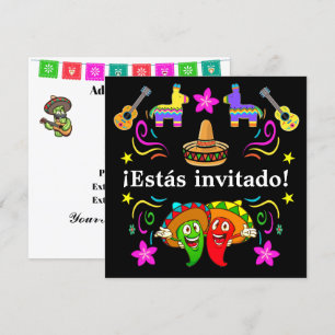 Fiesta - ¡Estás invitado! Invitation