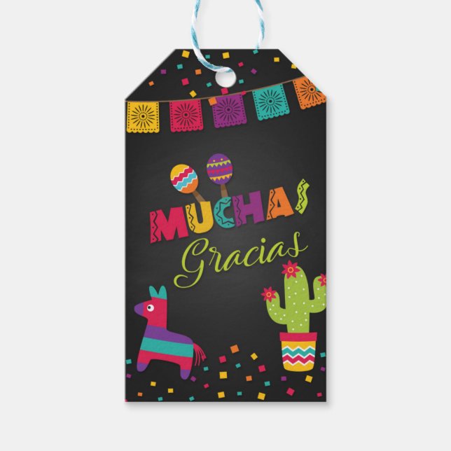 Fiesta Favour Tag (Front)